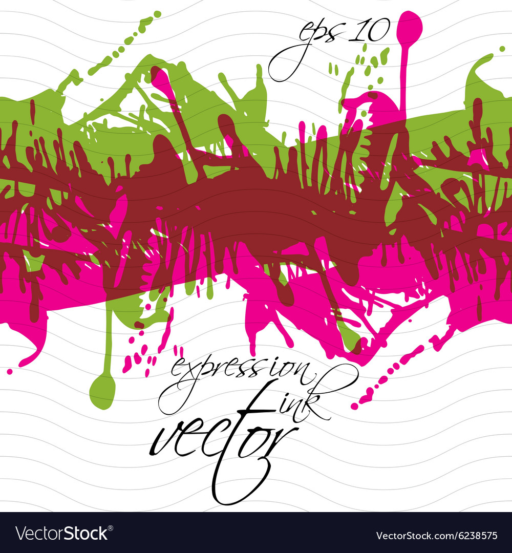 Colorful Splatter Art Pattern