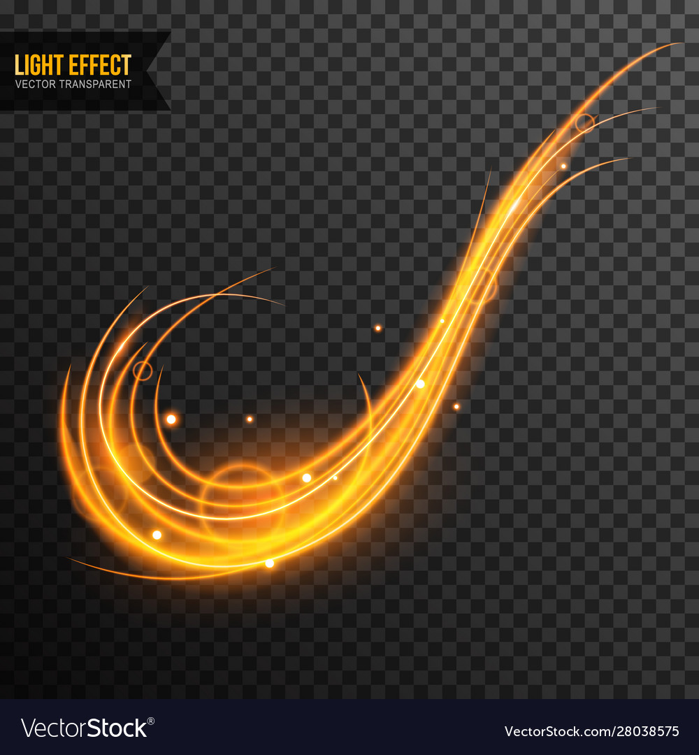 Light effect transparent with line swirl vector image Light effect transparent with line swirl