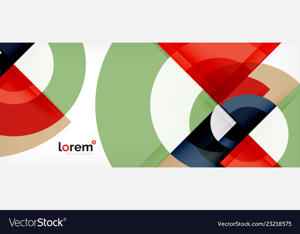 Multicolored round shapes abstract background Vector Image Multicolored round shapes abstract background