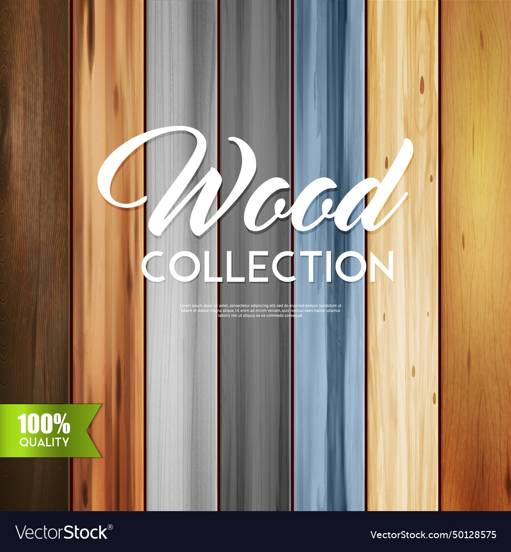 Ornamental wood collection background