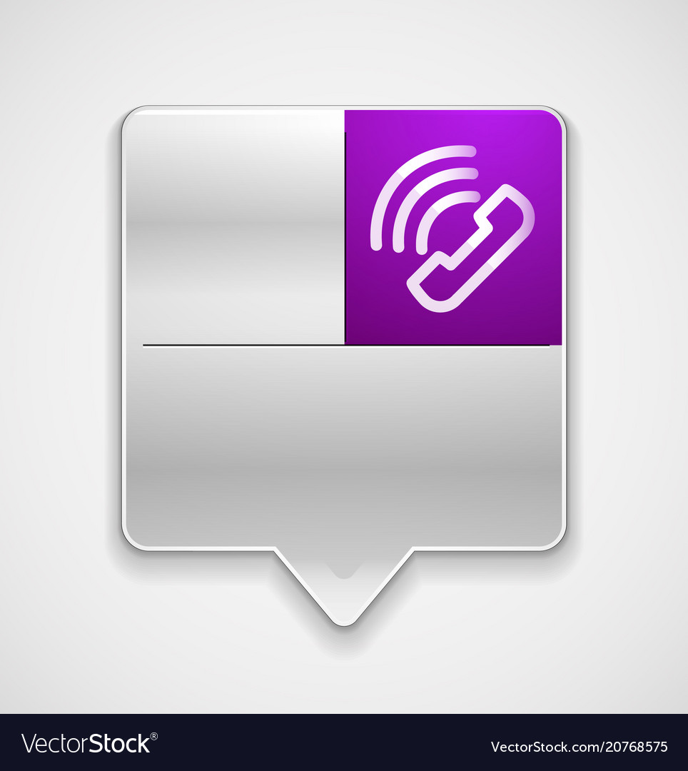 Phone support web button vector image Phone support web button