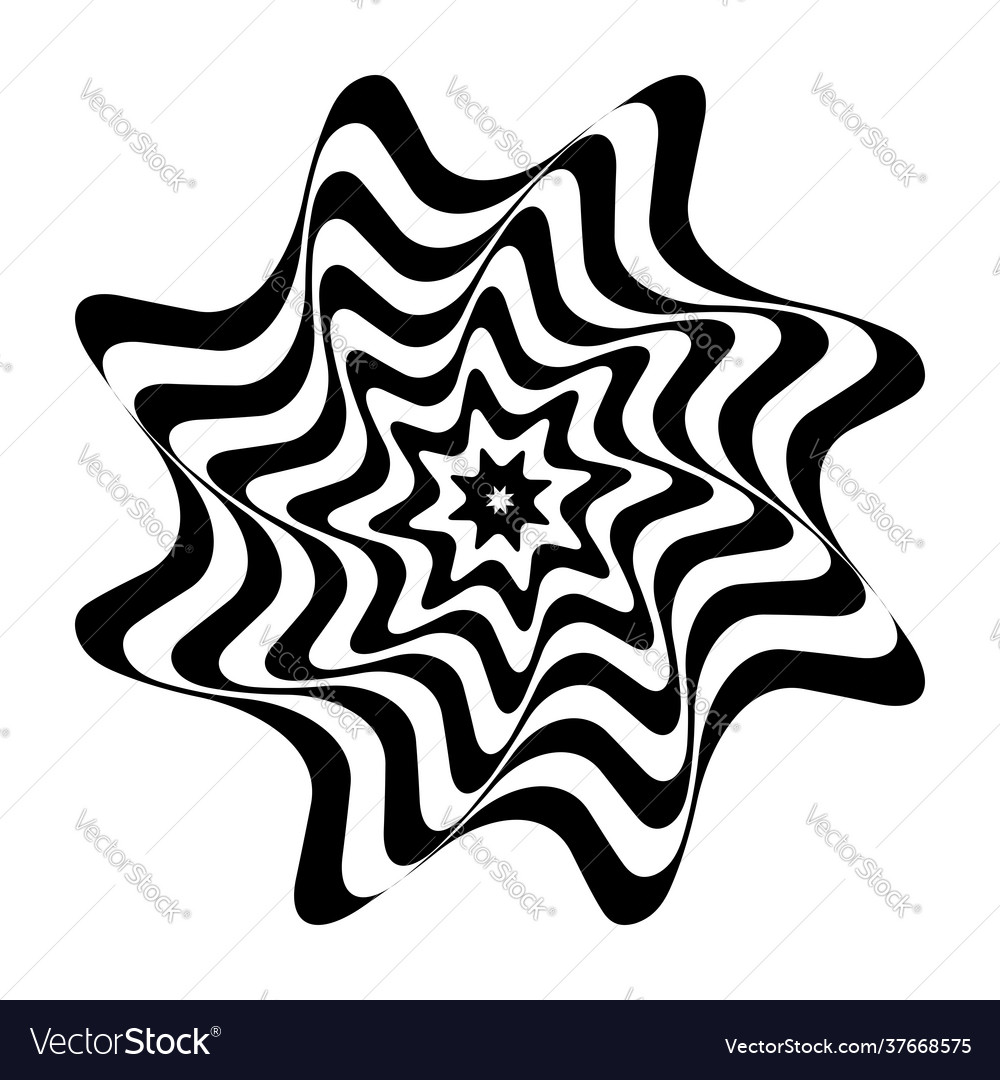 Twisting rotation movement vector image Twisting rotation movement