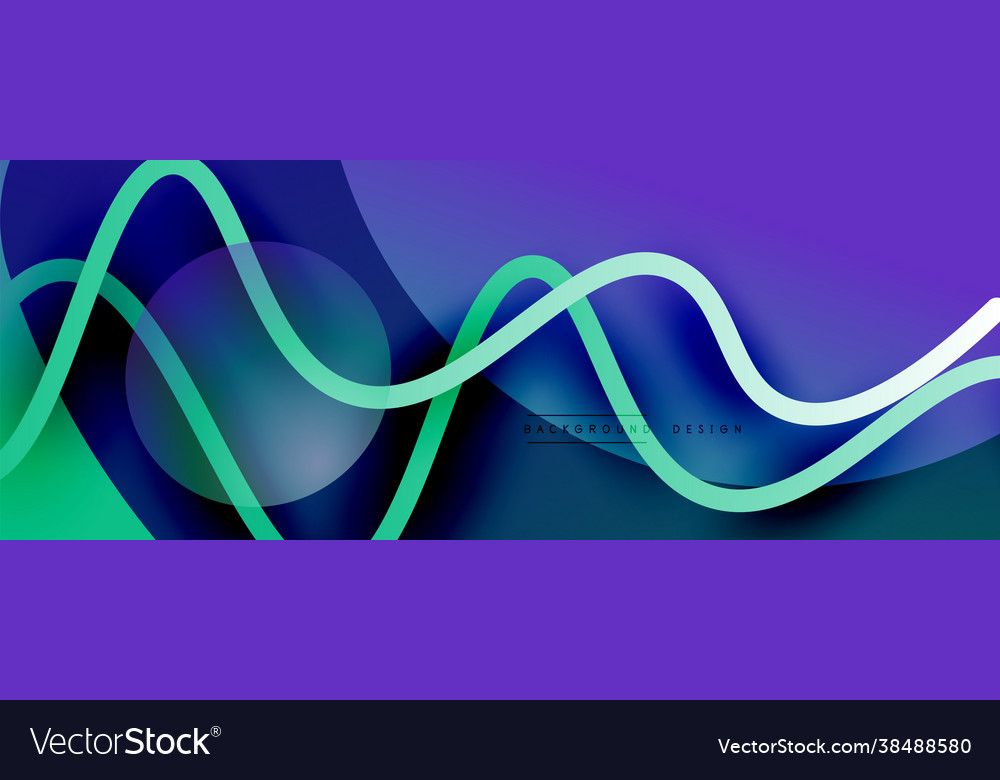 Abstract gradient background with wave line vector image Abstract gradient background with wave line