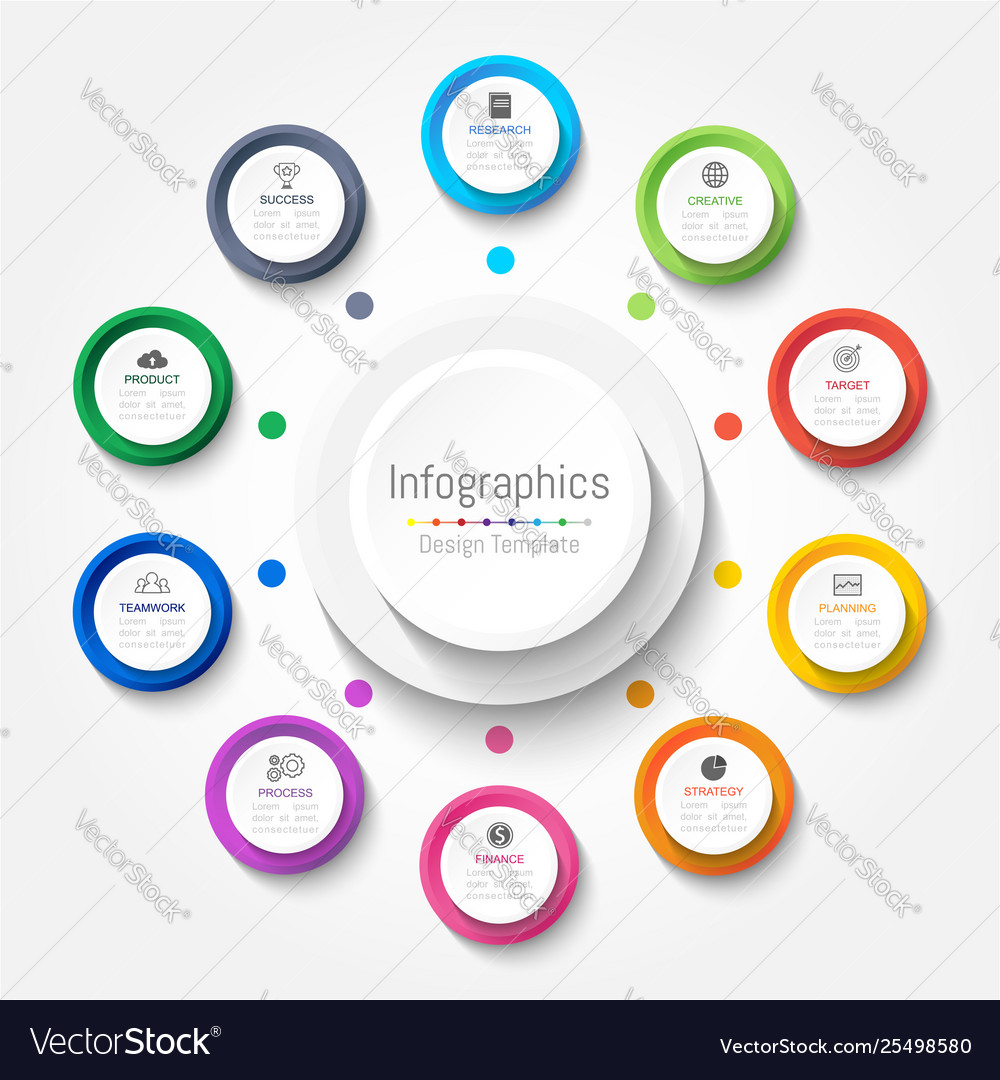 Data & Process Infographic Elements