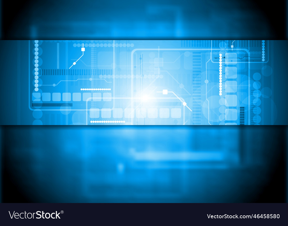 Hi-tech background gradient mesh Vector Image Hi-tech background gradient mesh