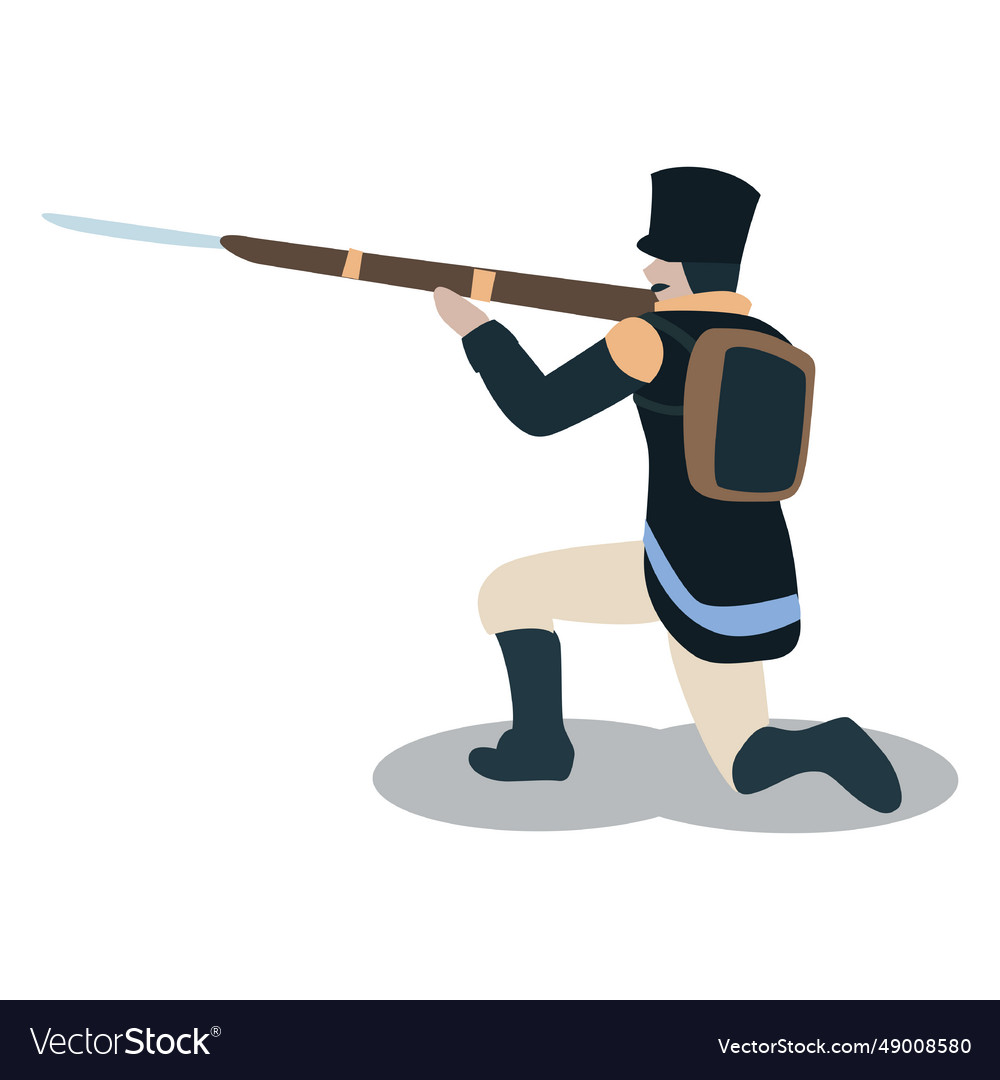 Soldier united provinces gun bayonet