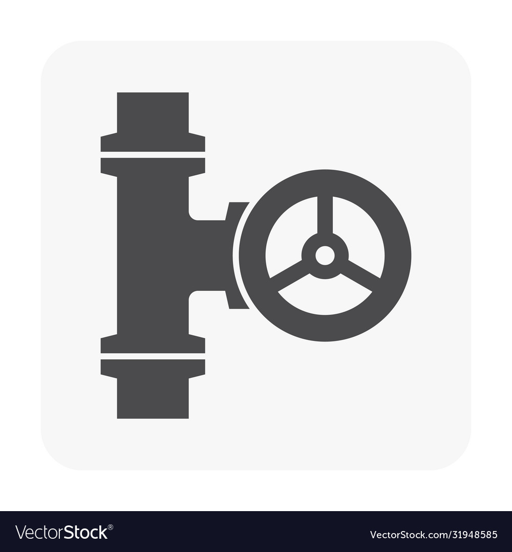 Control Valve Icon - Flow Meter