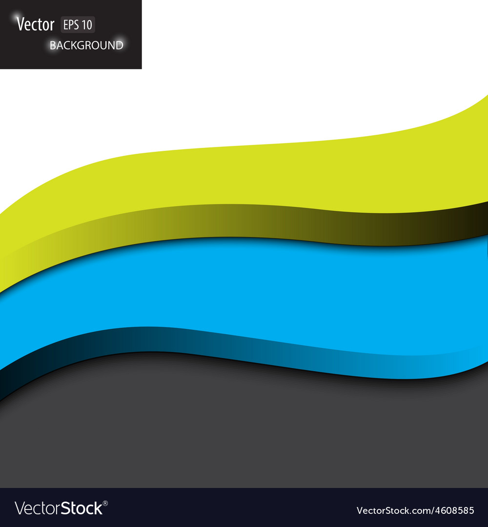Modern background with waves