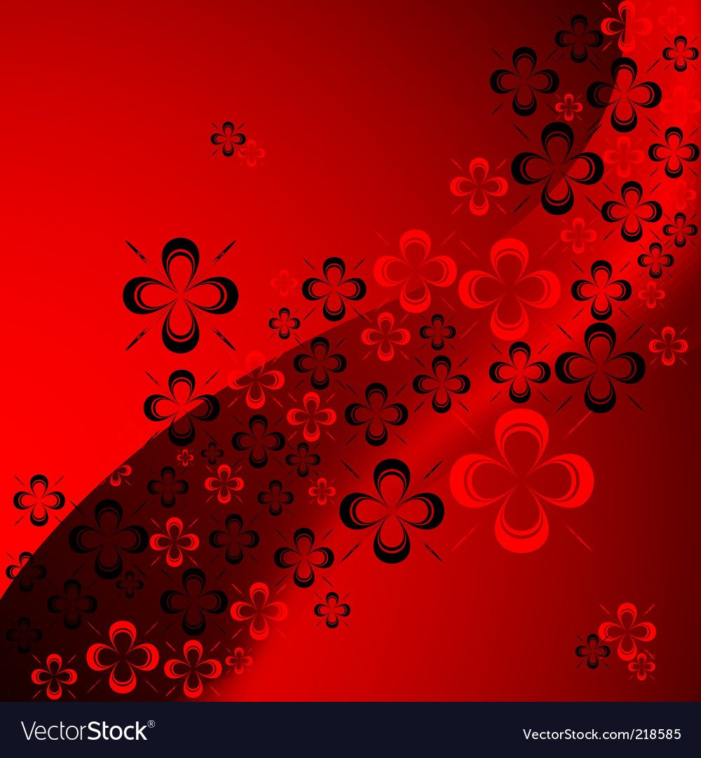 Shamrock abstract pattern