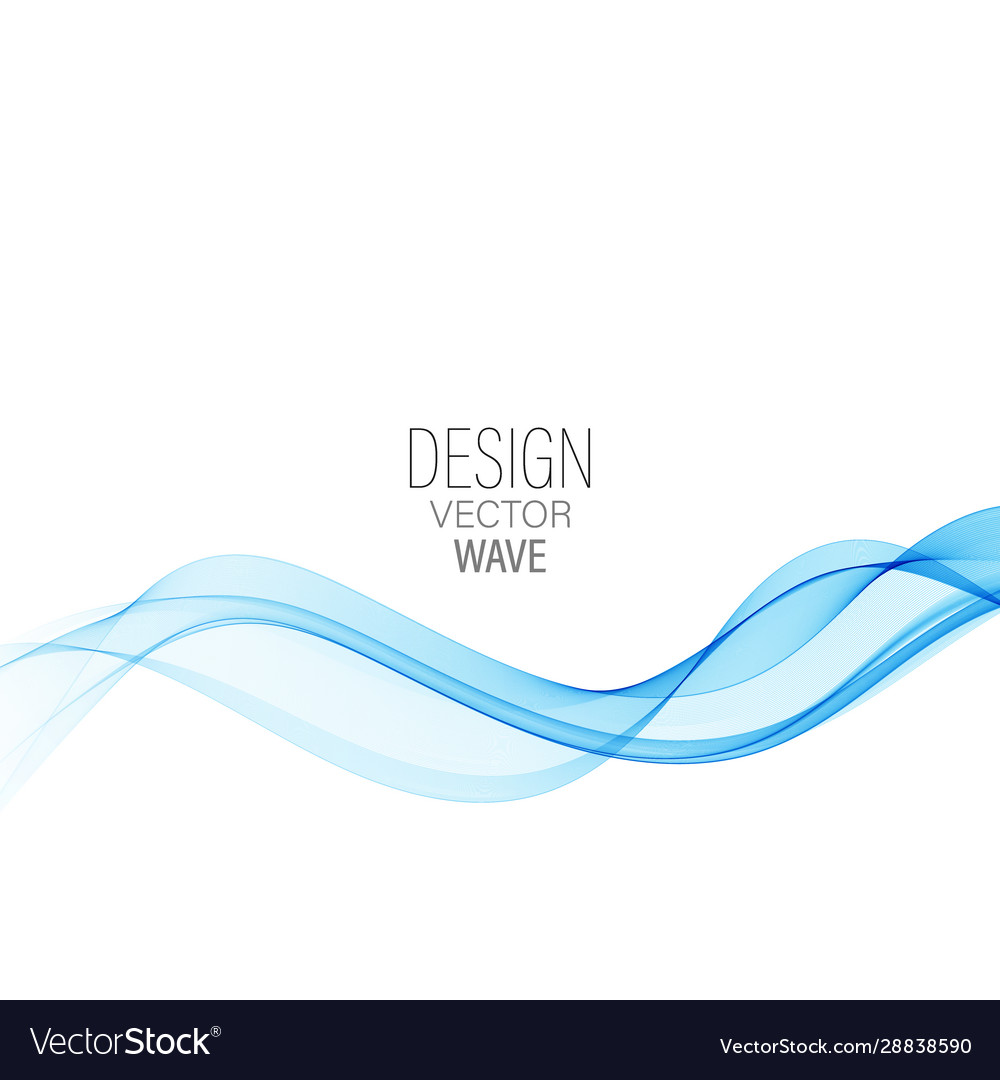 Abstract Blue Wave Background