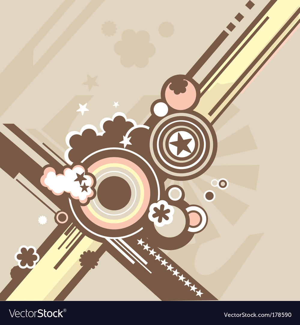 Background in retro style