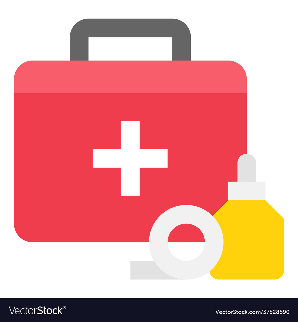 First aid kit icon supermarket and shopping mall Vector Image