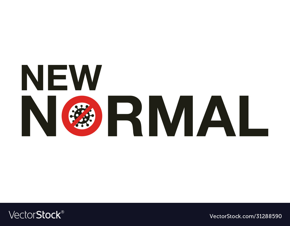 New normal signage design concept