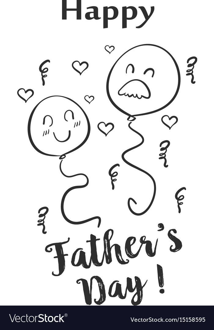 Fathers Day Line Art PNG Transparent Images Free Download | Vector Files |  Pngtree