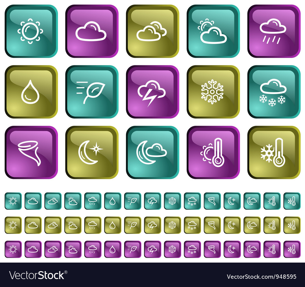 Weather buttons
