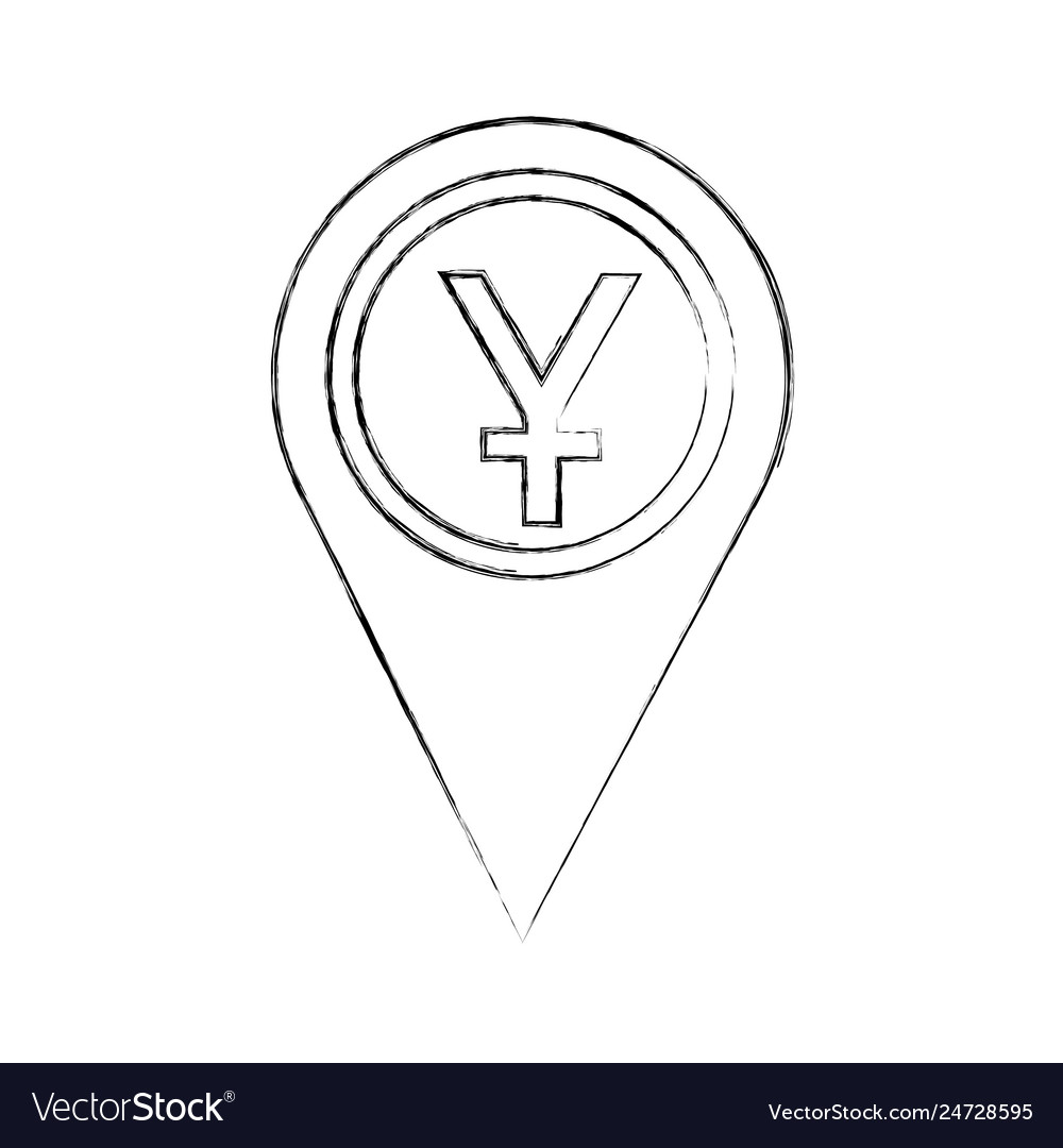 Yuan coin currency money pointer location