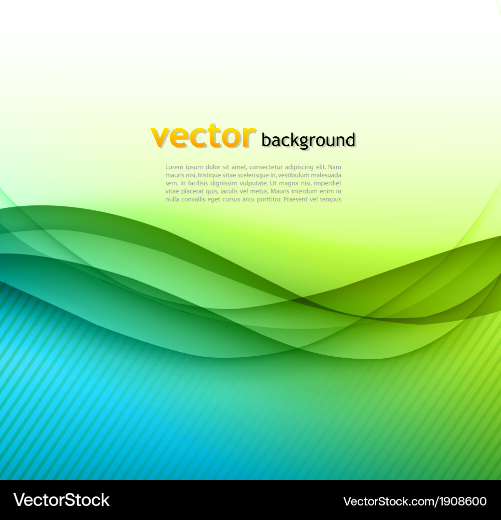 Abstract colorful waved background Royalty Free Vector Image