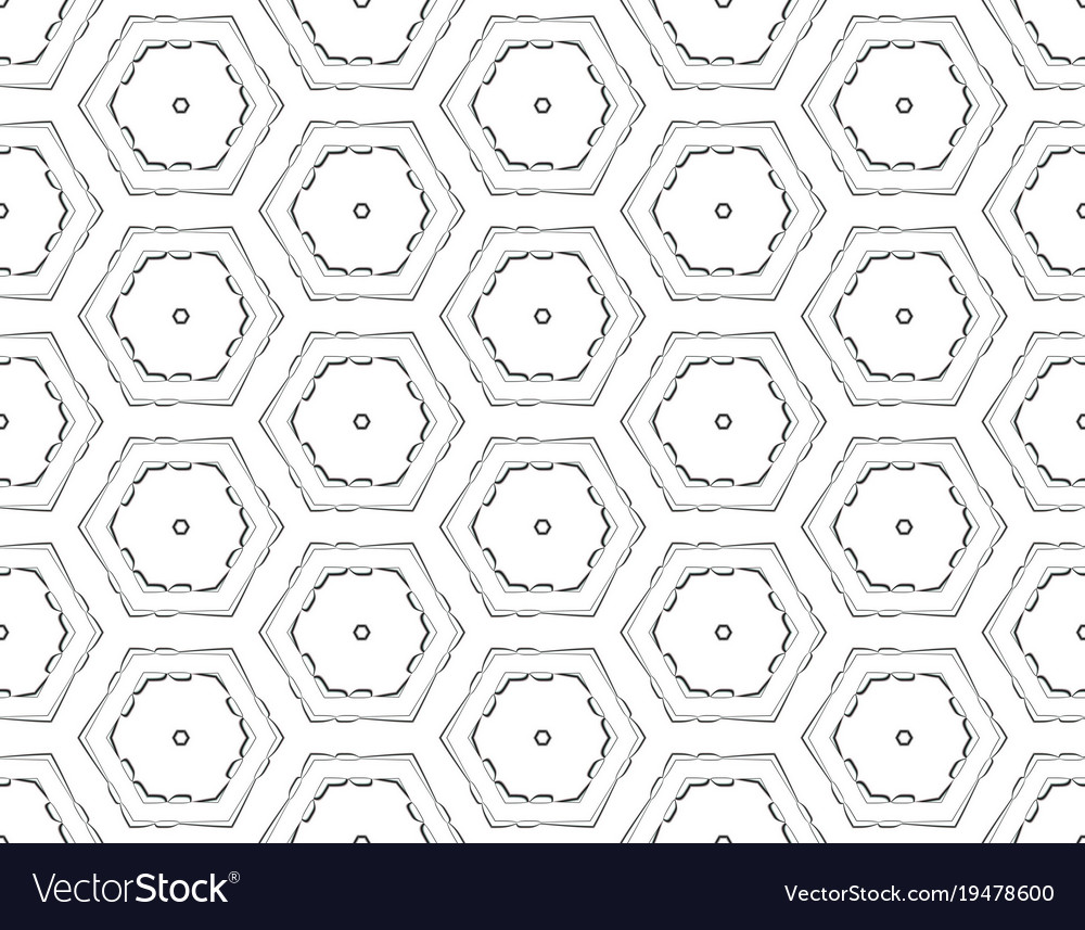 Abstract seamless image in a retro style