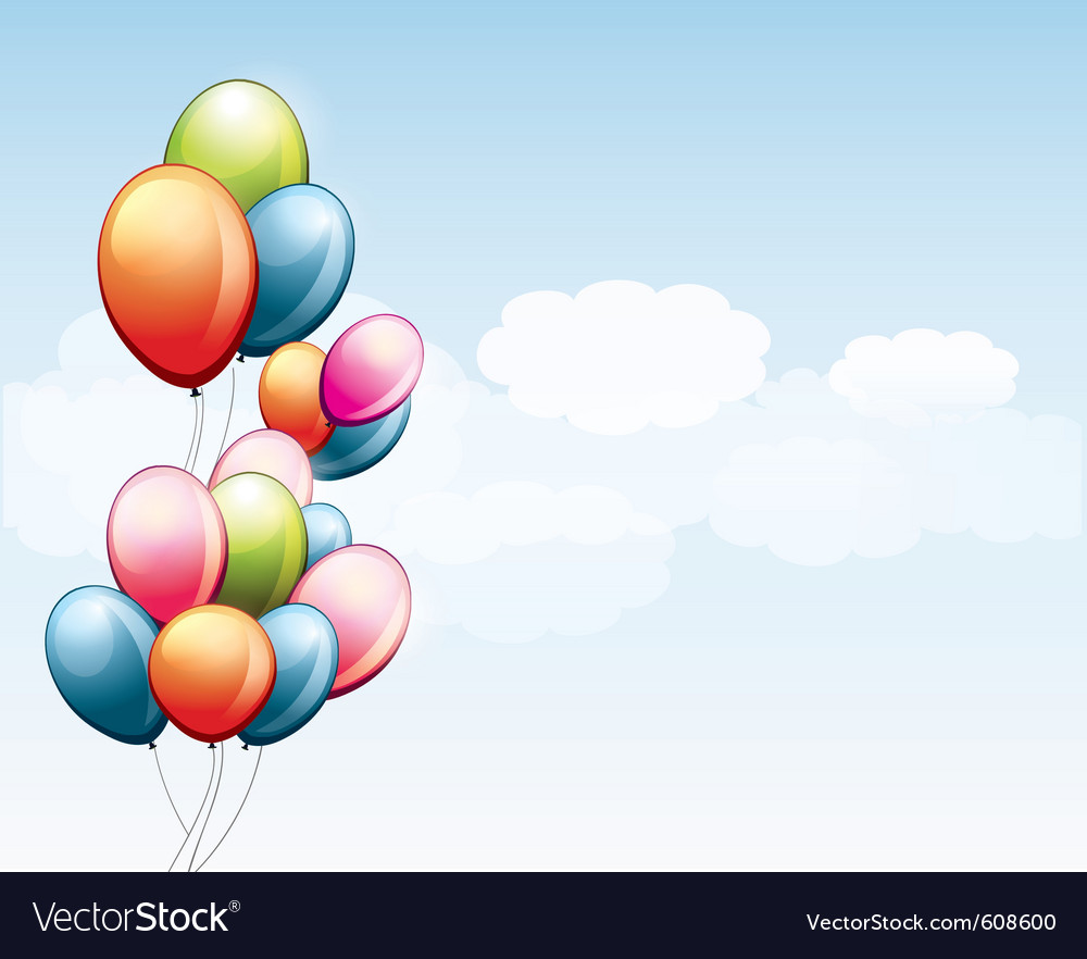 Birthday balloons