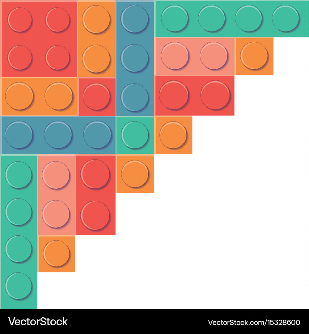 Blocks toy design Royalty Free Vector Image - VectorStock