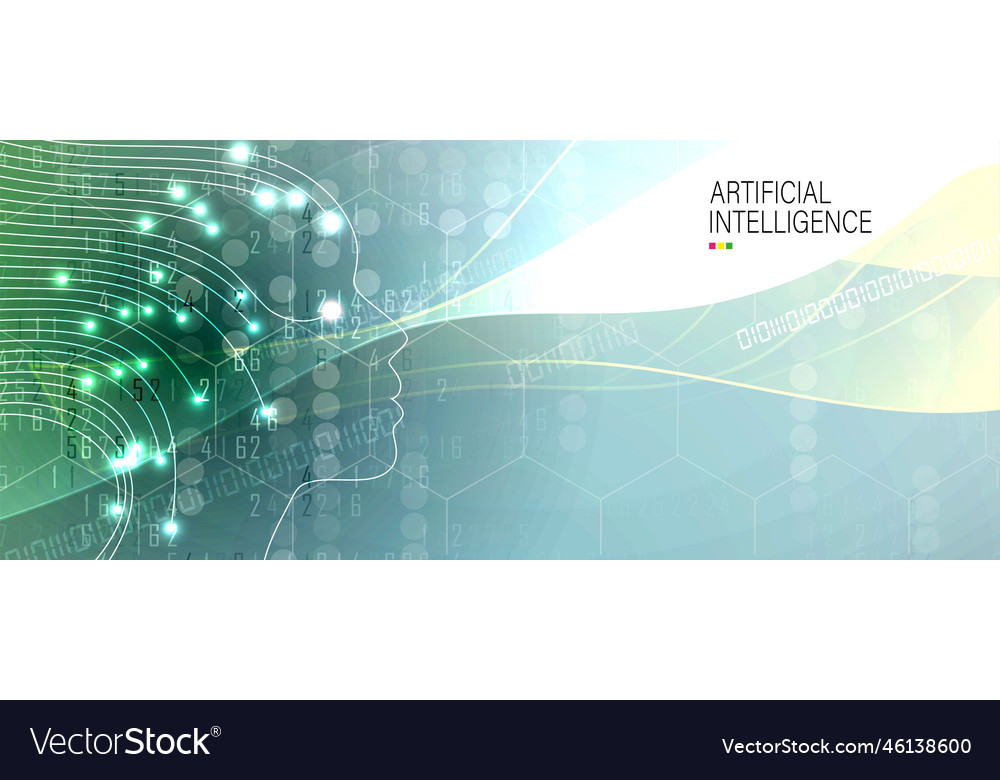 Conceptual technology of artificial intelligence vector image Conceptual technology of artificial intelligence