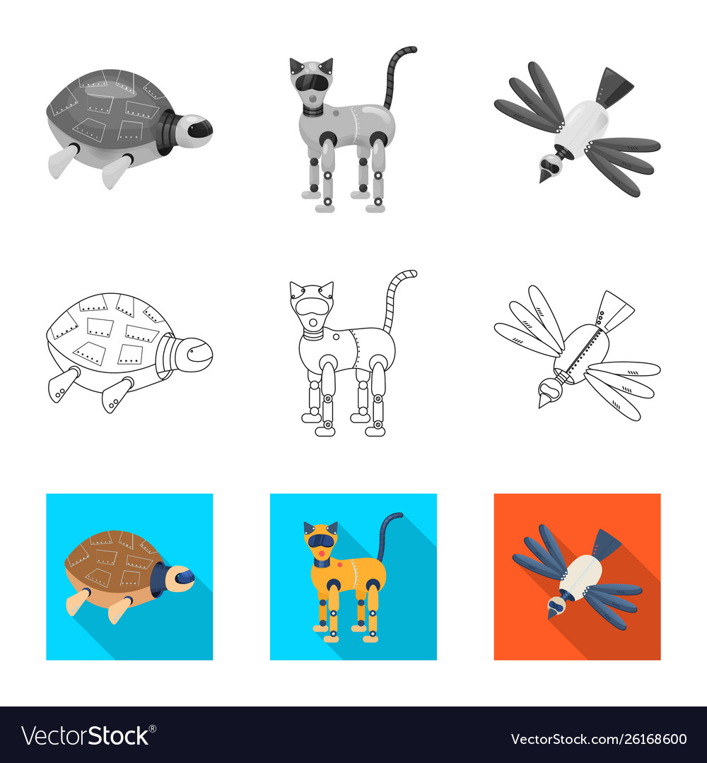 Isolated object toy and science logo set
