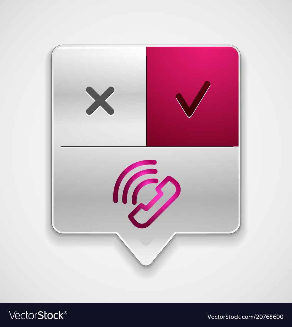 Phone support web button vector image Phone support web button