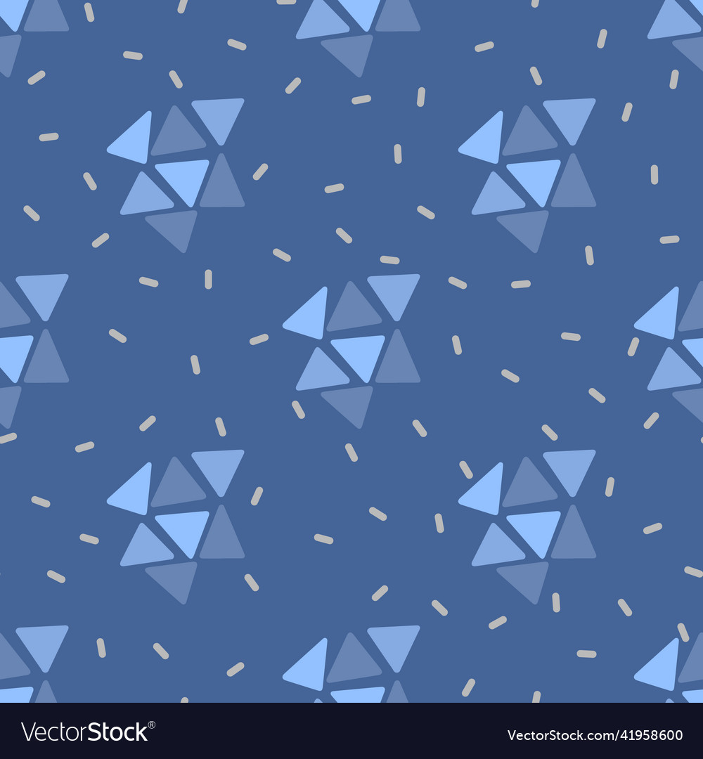 Triangle seamless pattern scandinavian