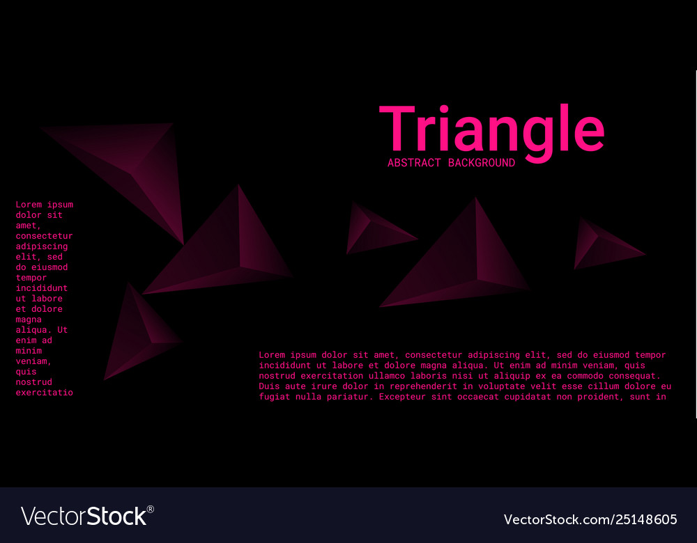 Abstract composition triangle