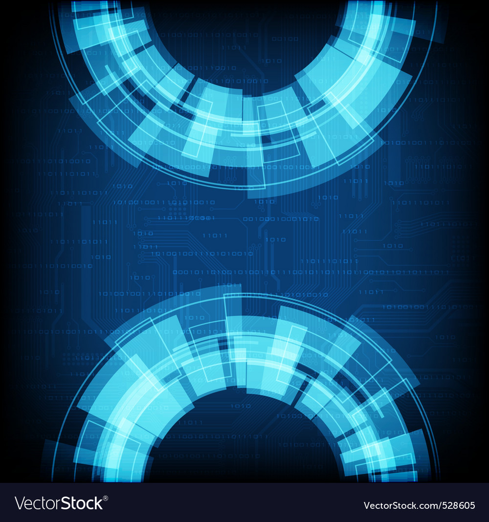 Abstract Technology Circuit Background
