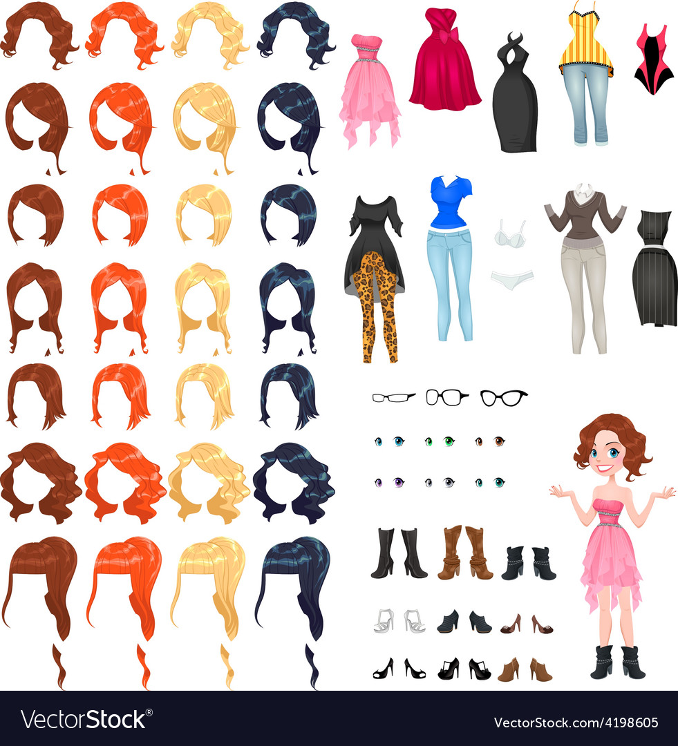 Avatar of a woman Royalty Free Vector Image - VectorStock