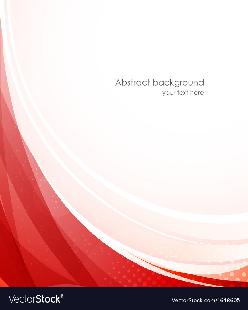 Bold Red Abstract Background