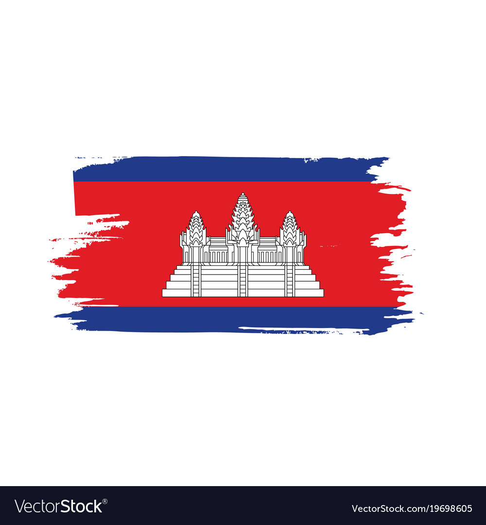 Cambodia Flag Royalty Free Vector Image Vectorstock