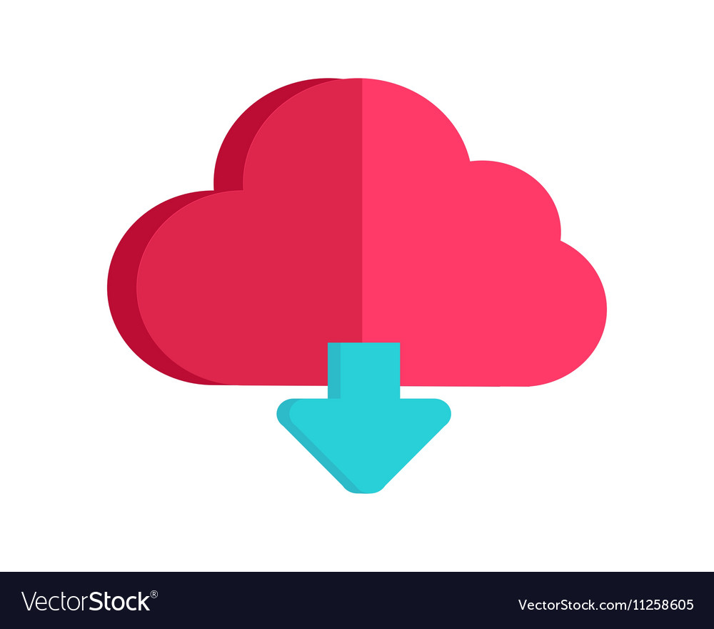 Cloud storage web button loading process sign