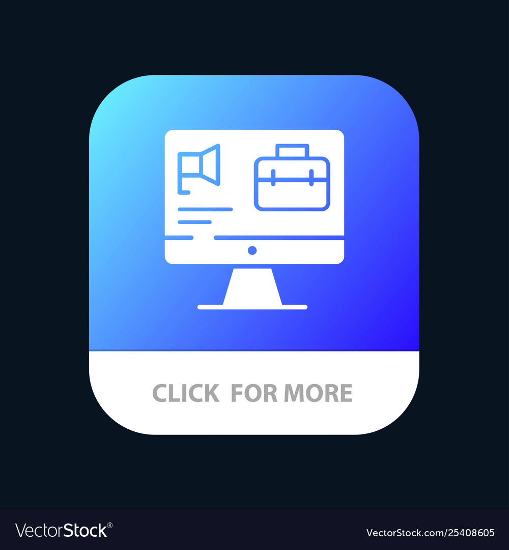 Computer bag speaker job mobile app button