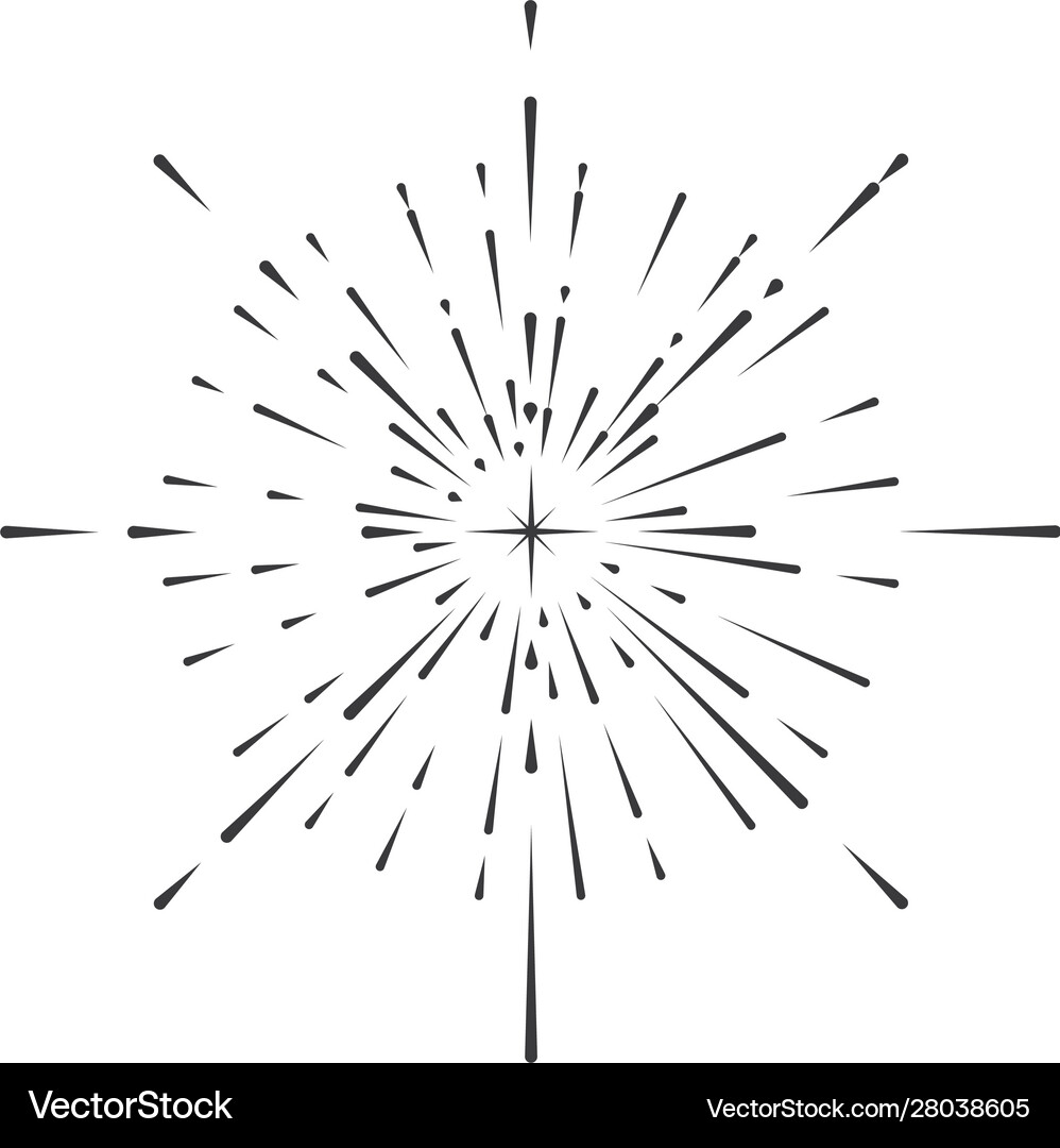 Firework icon design Royalty Free Vector Image