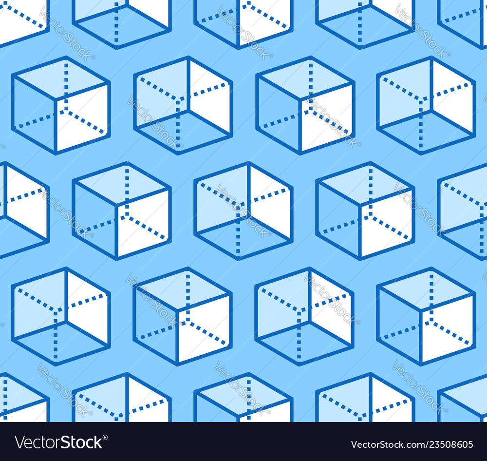 Geometric Cube Pattern
