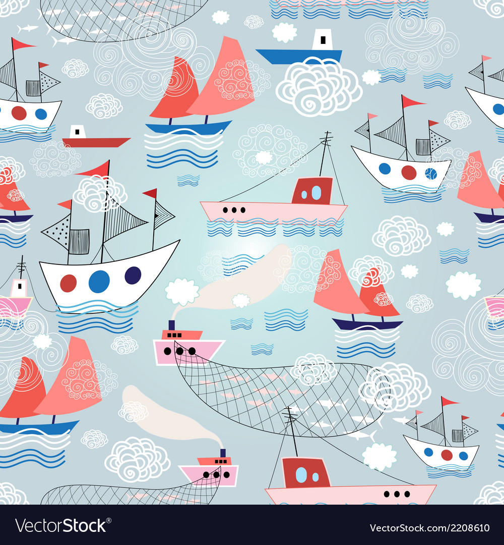 Color pattern with different ship