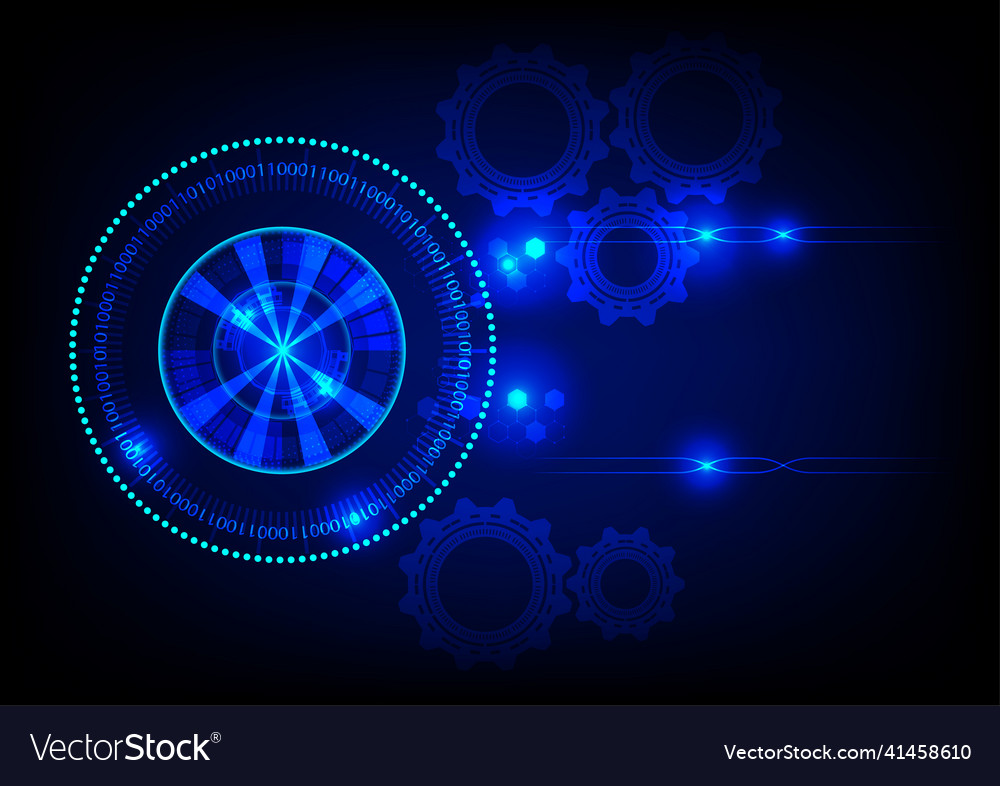 Digital abstract background circle style glow