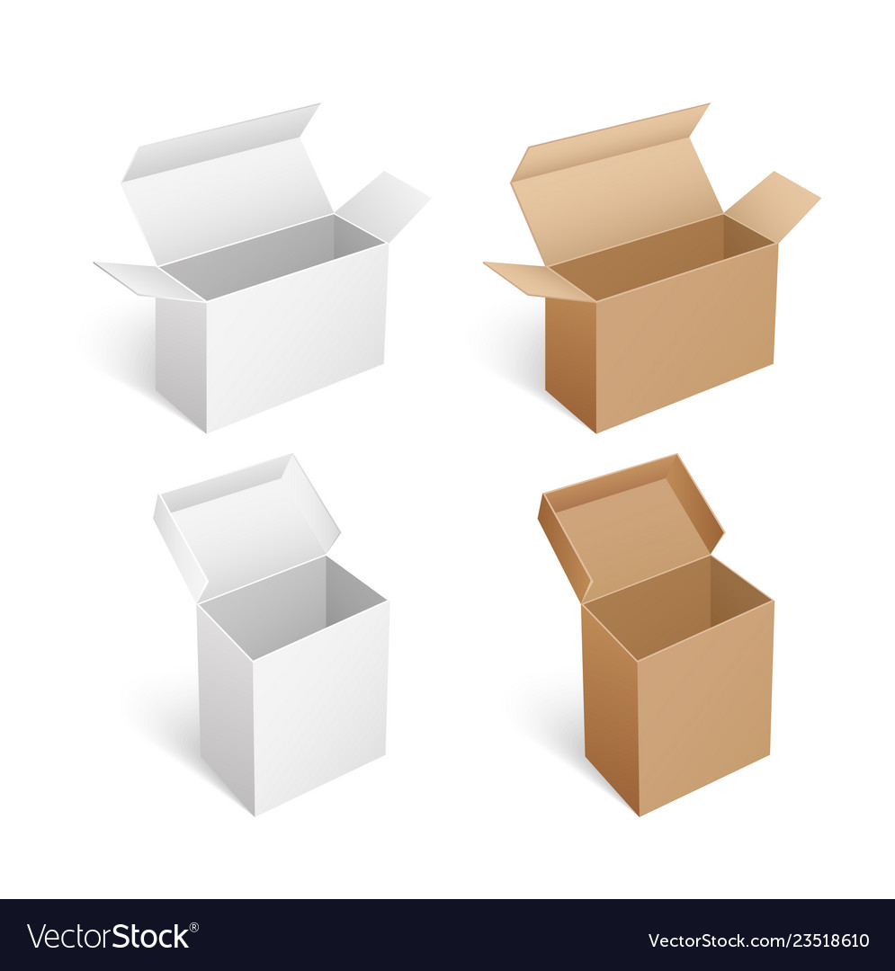 Empty Packaging Mockups - Boxes & Cartons
