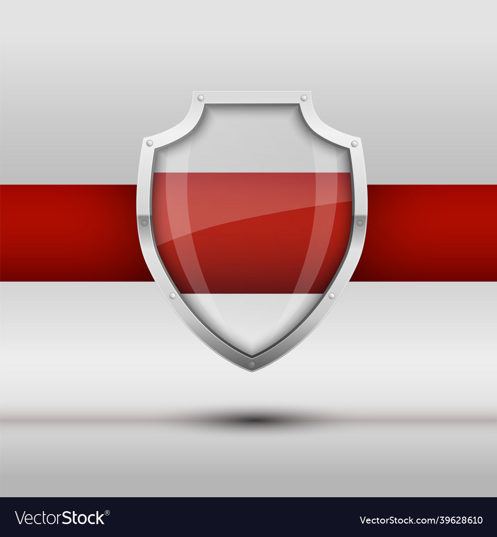 Glass shield vector image Glass shield