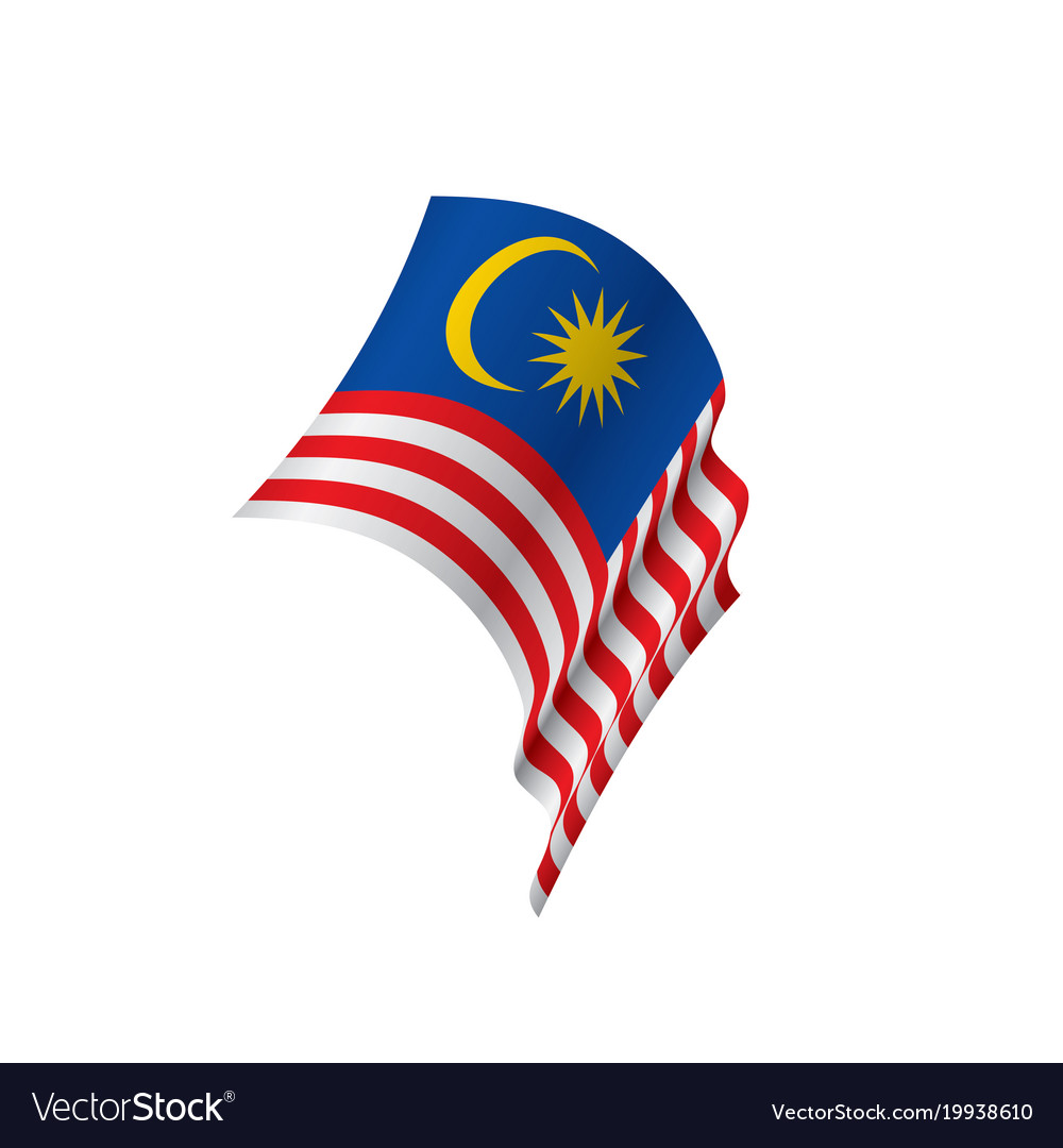 Malaysia flag Royalty Free Vector Image - VectorStock