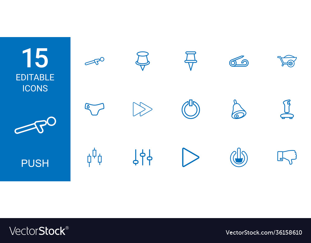 Push icons