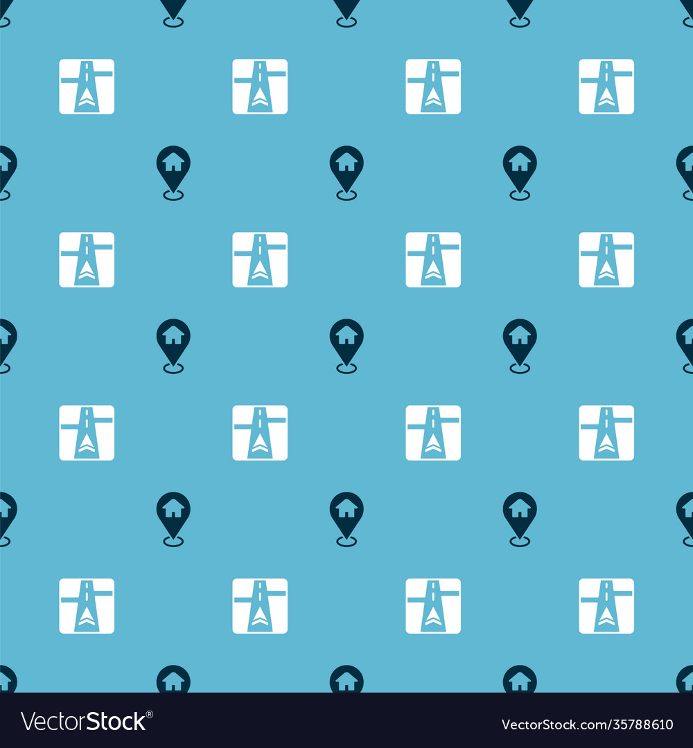 Set location with house and gps device map vector image Set location with house and gps device map