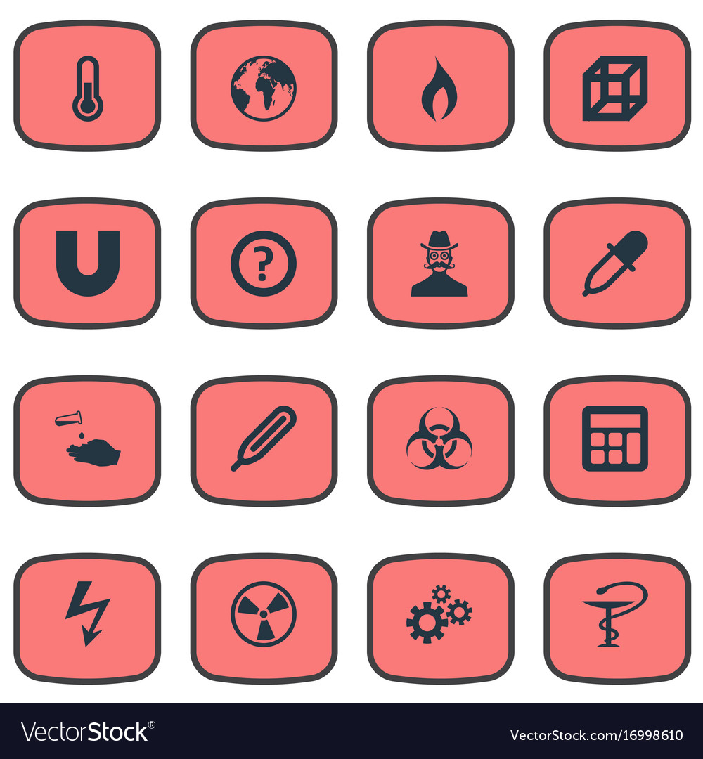Set of simple knowledge icons