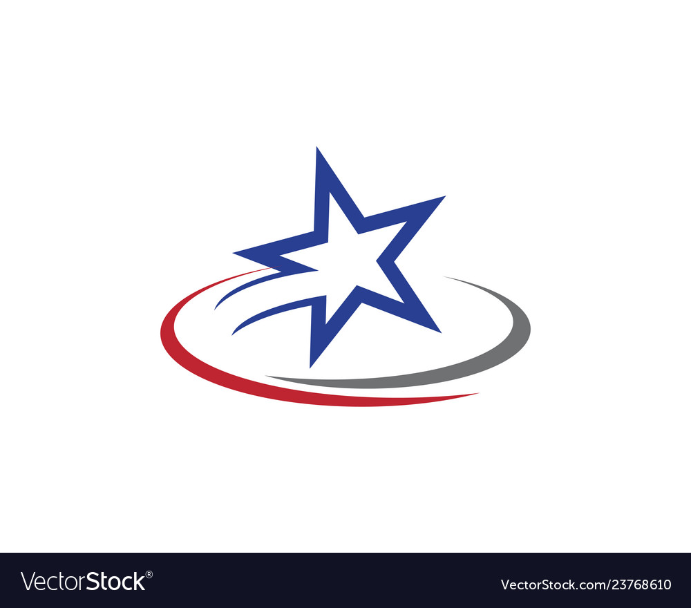 Star logo template icon