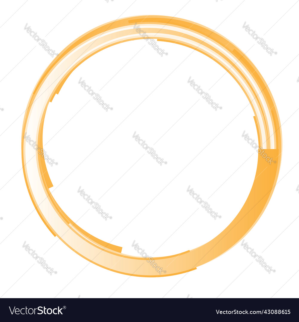 Abstract circle circular design element icon