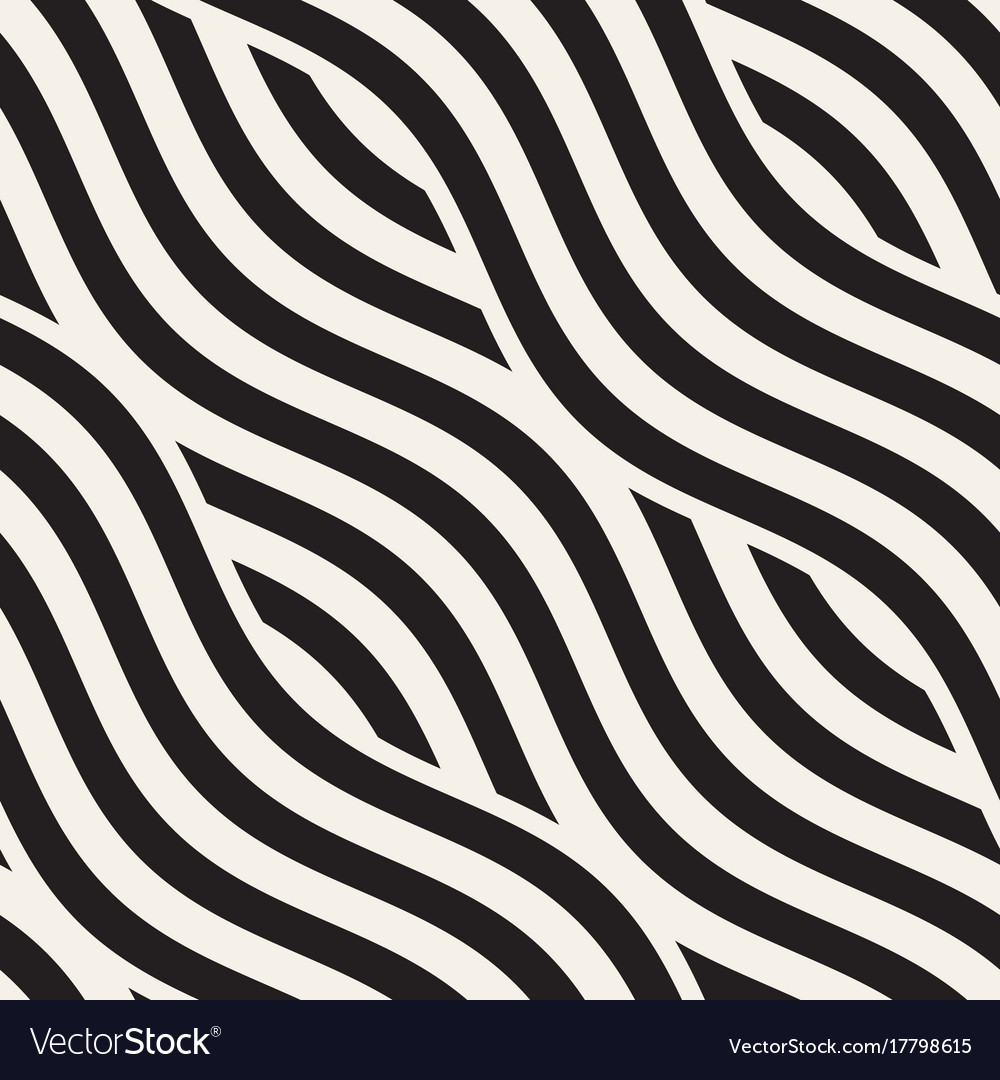 Abstract geometric pattern with wavy lines