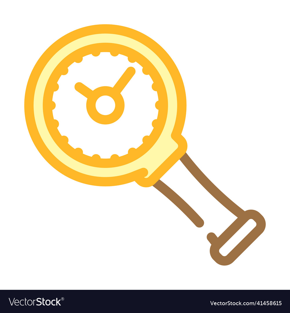 Finding time color icon vector image Finding time color icon