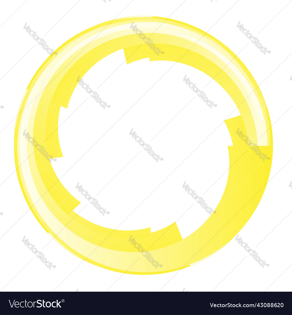 Abstract circle circular design element icon